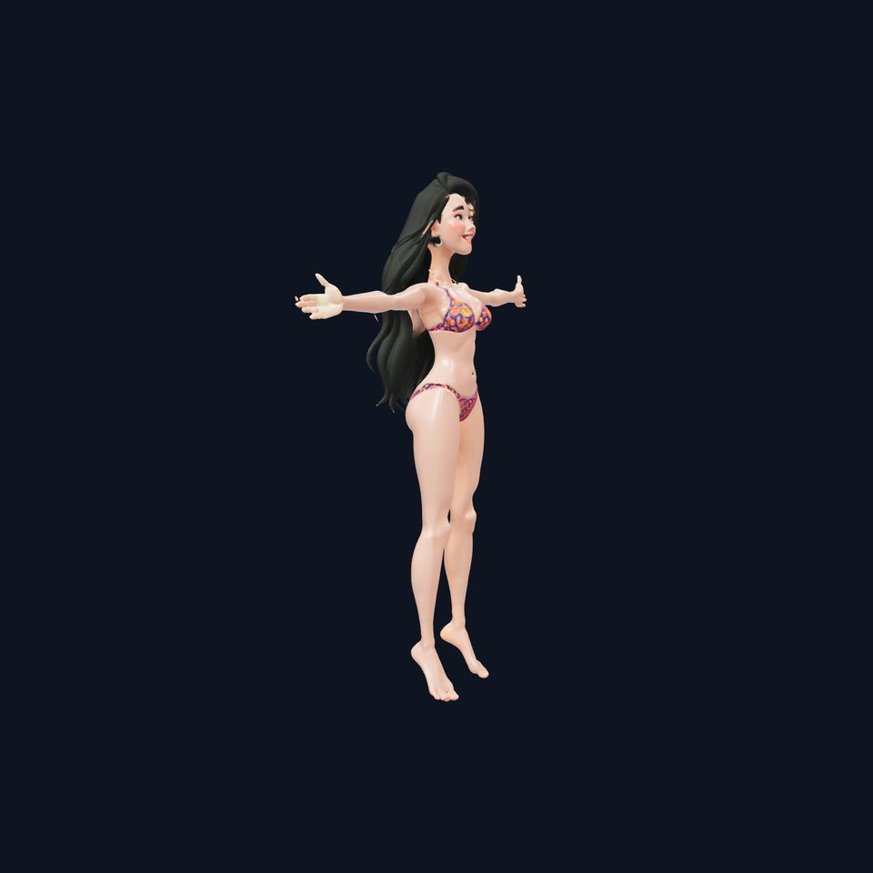 Breezy Summer Bikini model pack